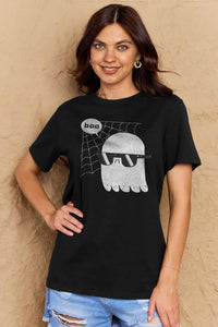 Full Size BOO Graphic Cotton T-Shirt