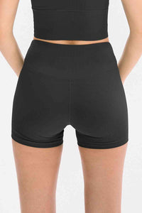 Sport Short in Misty Blue with Slim Fit & Wide Waistband