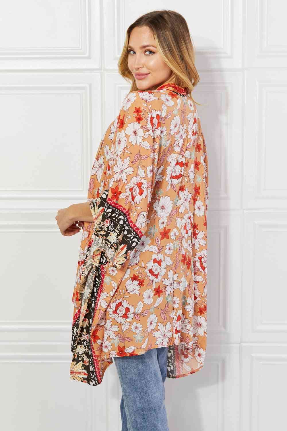 Peachy Keen Cover-Up  Kimono