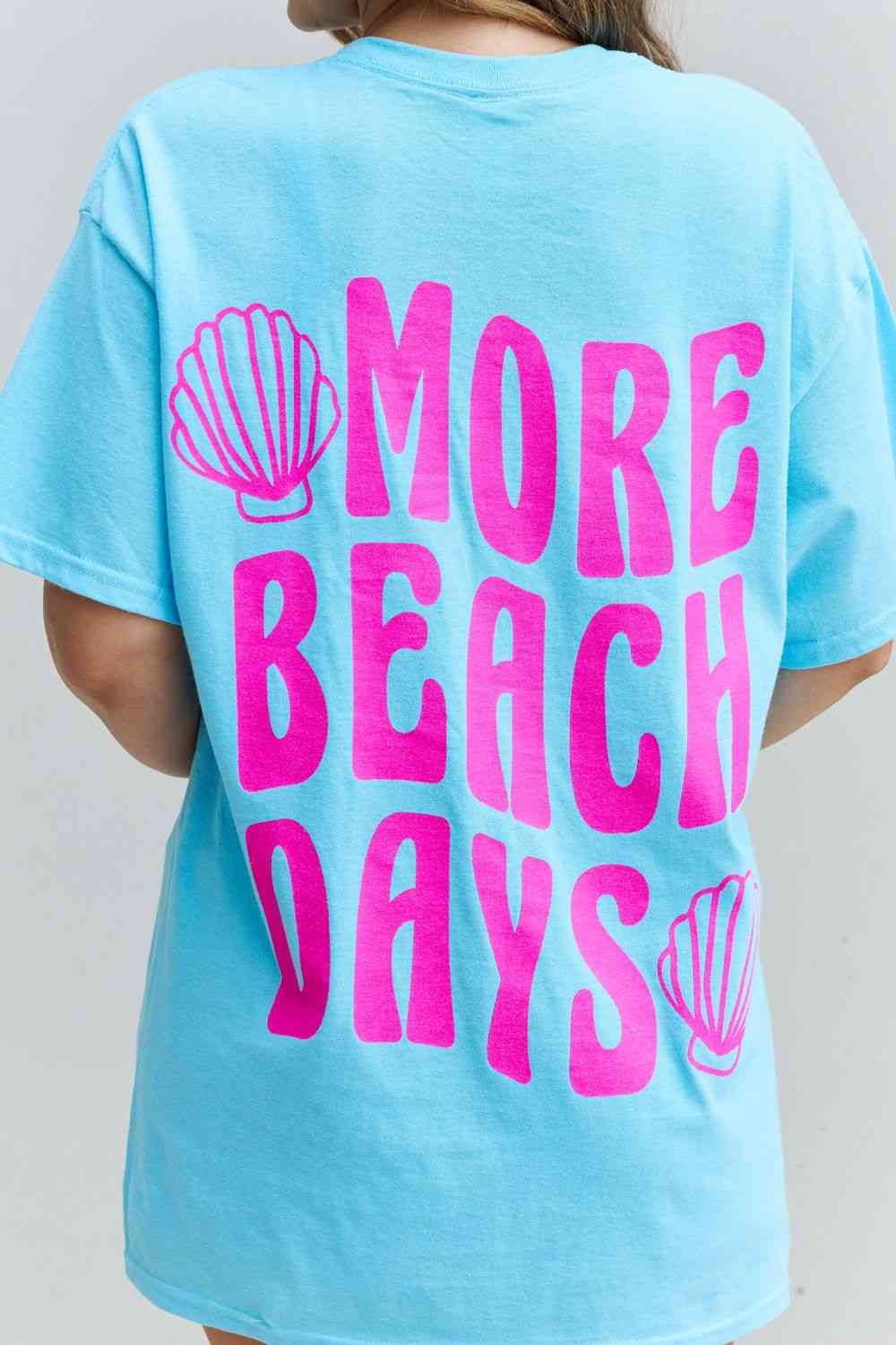 "More Beach Days" Oversized Graphic T-Shirt