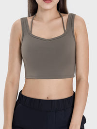 Crisscross Square Neck Active Tank