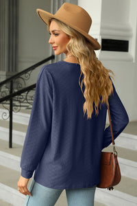 V-Neck Long Sleeve T-Shirt