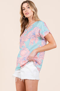 Floral Short Sleeve T-Shirt