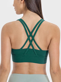 Crisscross Scoop Neck Active Tank