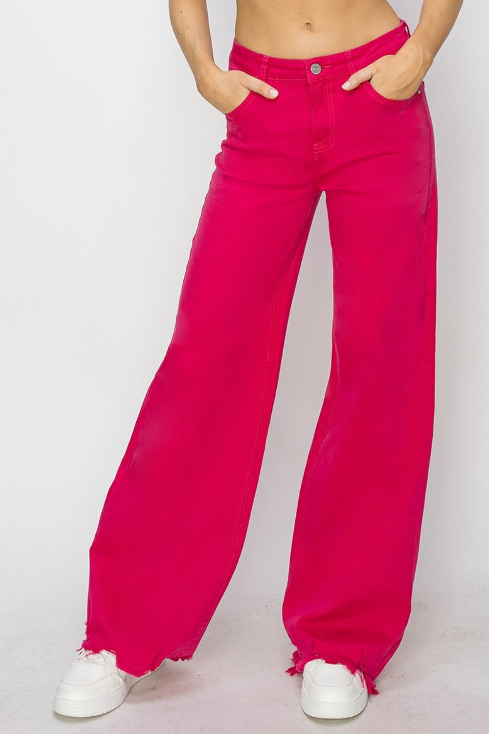 High Rise Wide Leg Jeans