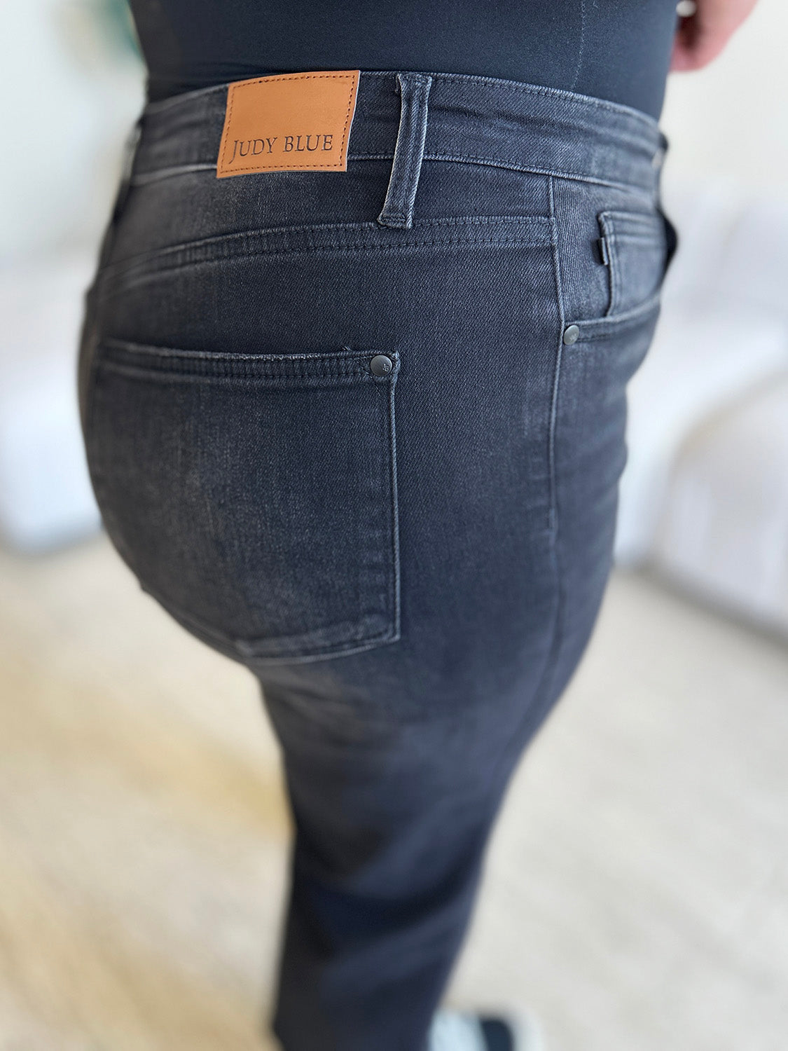 Full Size High Waist Button Fly Jeans