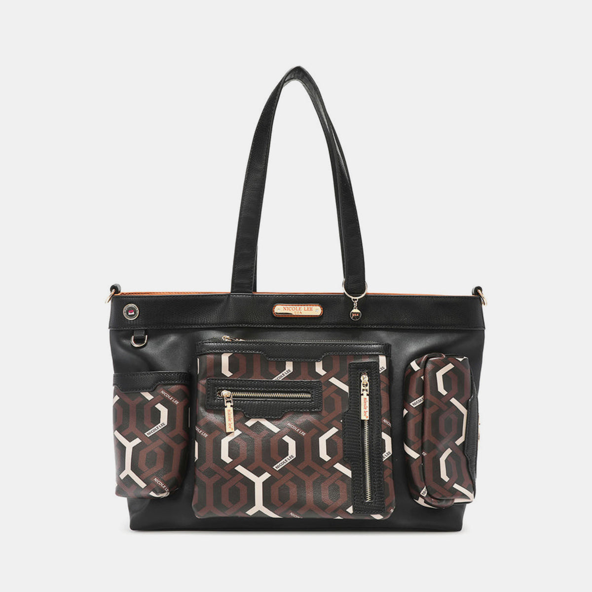 Geometric Pattern Large Handbag