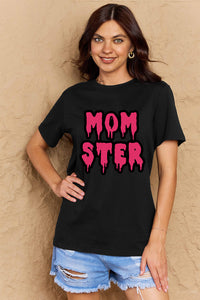 Full Size MOM STER Graphic Cotton T-Shirt