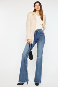 Cat's Whiskers High Waist Flare Jeans