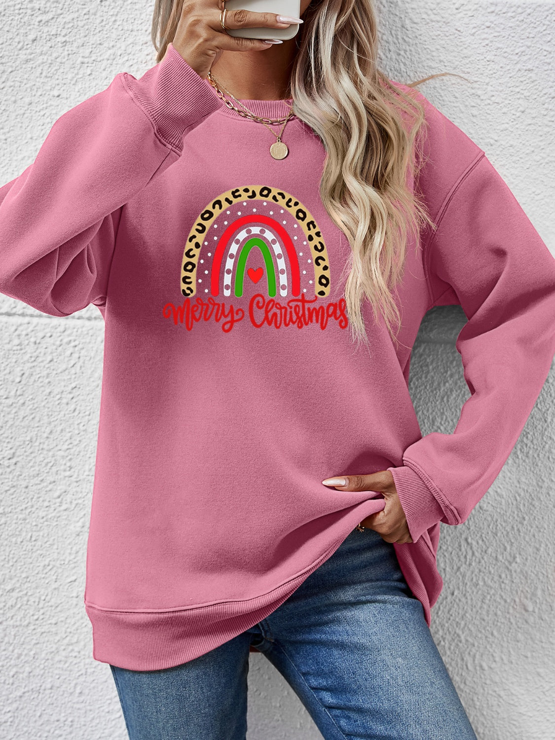 MERRY CHRISTMAS Graphic Sweatshirt