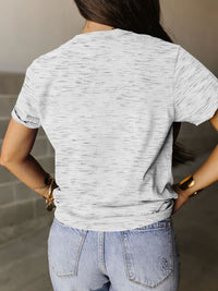 Full Size Lucky Clover Round Neck Short Sleeve T-Shirt