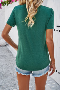 Devine V-Neck Short Sleeve T-Shirt