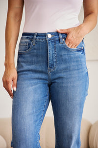 Full Size Tummy Control High Waist Jeans Medium Potassium