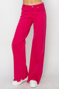 High Rise Wide Leg Jeans