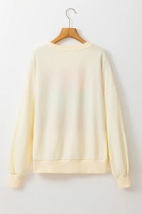 Color Block Long Sleeve Sweatshirt