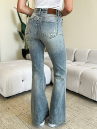 Full Size High Waist Flare Jeans