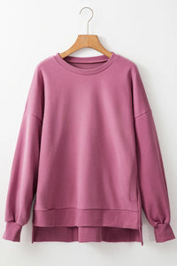 Round Neck Long Sleeve Sweatshirt