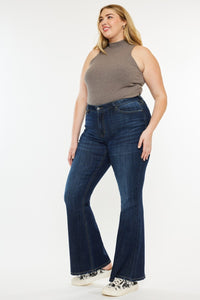 Full Size Mid Rise Flare Jeans