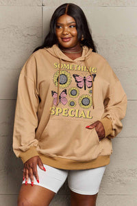 Full Size SOMETHING SPECIAL Graphic Hoodie
