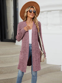 Open Front Long Sleeve Cardigan