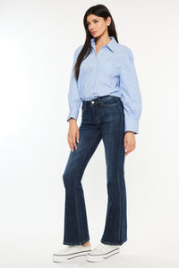 Full Size Mid Rise Flare Jeans