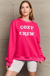 Full Size COZY GREW Graphic Sweatshirt