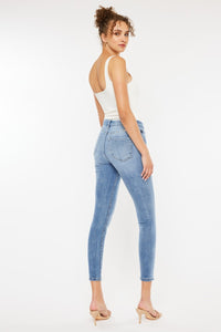 High Waist Cat's Whiskers Skinny Jeans