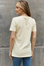 Jerry's Apparel Women Plus Size T-shirt Full Size NO RAIN NO FLOWERS Graphic Cotton Tee