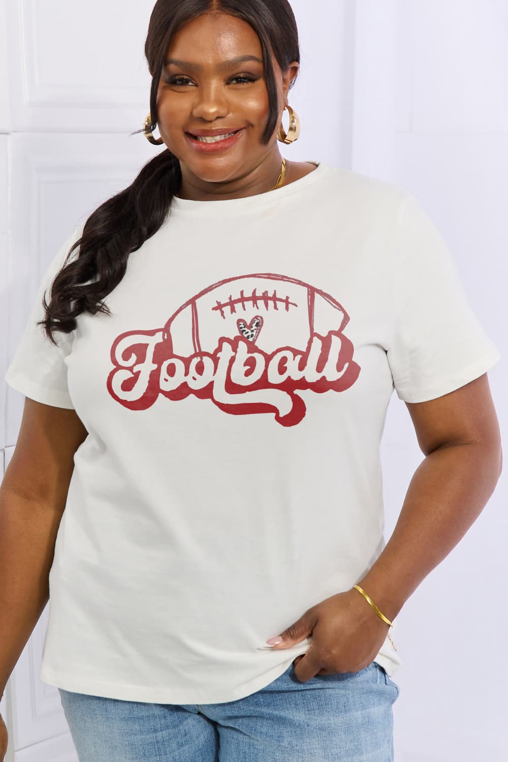 Full Size FOOTBALL Graphic Tee