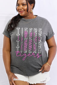 Full Size TIGERS Graphic Cotton Tee