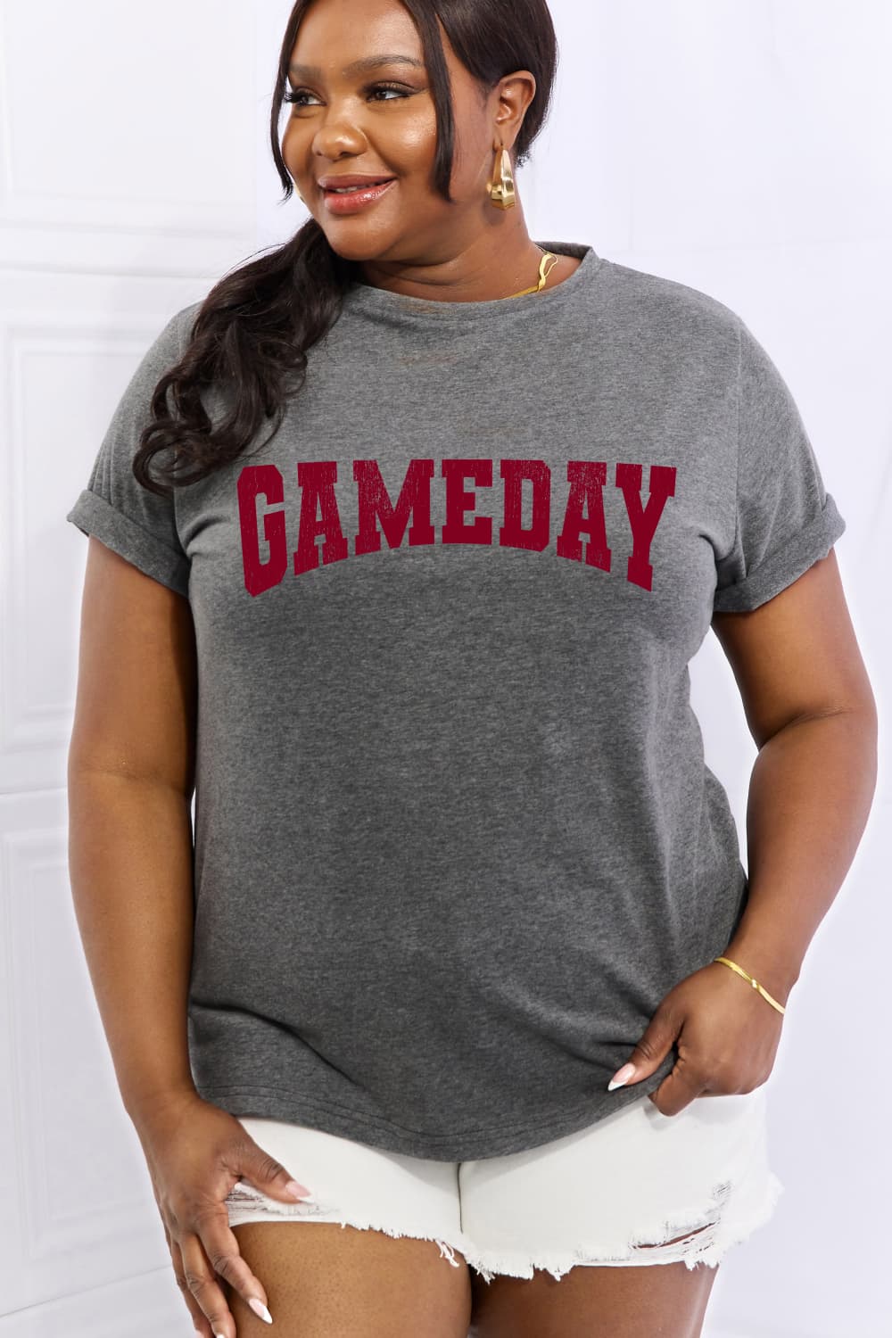 Full Size GAMEDAY Graphic Cotton Tee
