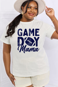 Full Size GAMEDAY MAMA Graphic Cotton Tee