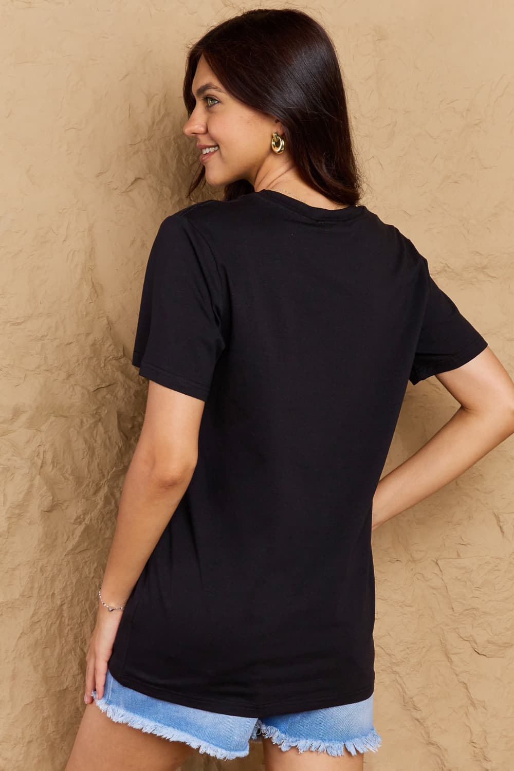 Full Size Jack-O'-Lantern Graphic Cotton T-Shirt
