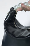 Trendsi Baeful PU Leather Pearl Handbag