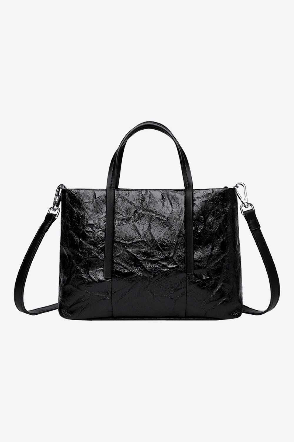 Trendsi Black / One Size PU Leather Handbag