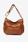 Trendsi Caramel / One Size Baeful PU Leather Crossbody Bag