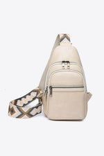 Trendsi Cream / One Size Baeful It's Your Time PU Leather Sling Bag