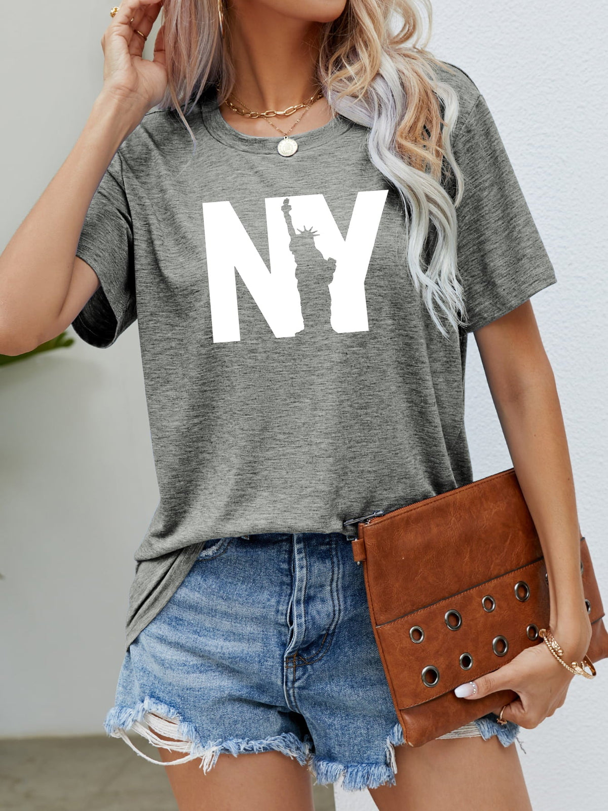 NY Lettering Graphic Tee