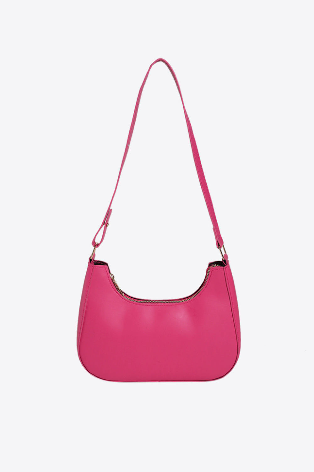 Trendsi Hot Pink / One Size PU Leather Shoulder Bag