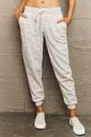 Trendsi Light Gray / S Ninexis Full Size Tie Waist Long Sweatpants