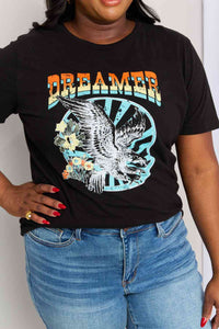 Full Size DREAMER Graphic T-Shirt