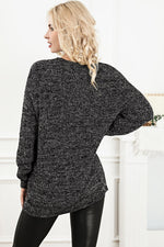 Trendsi Round Neck Long Sleeve Sweater