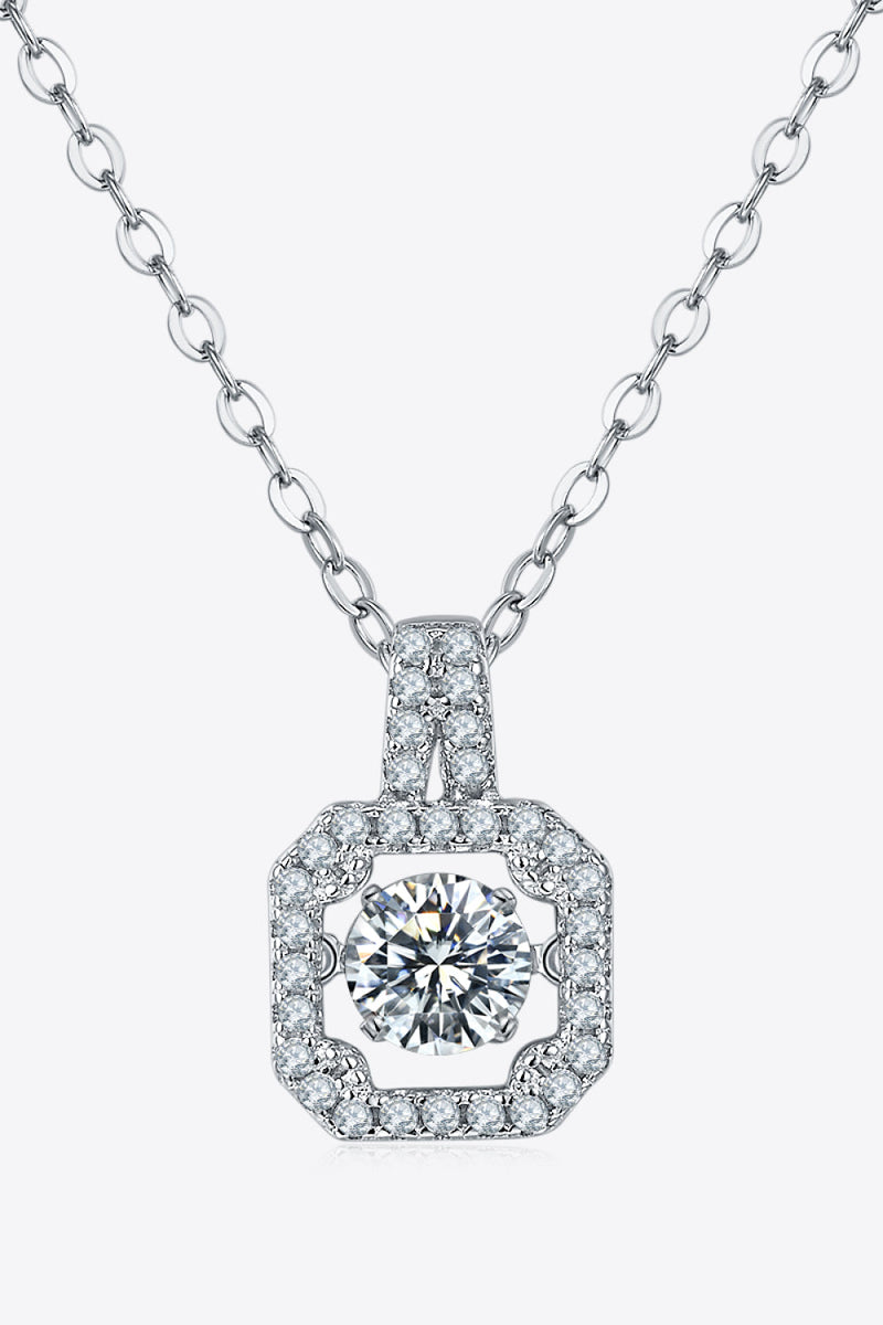 Baeful Moissanite 925 Sterling Silver Necklace
