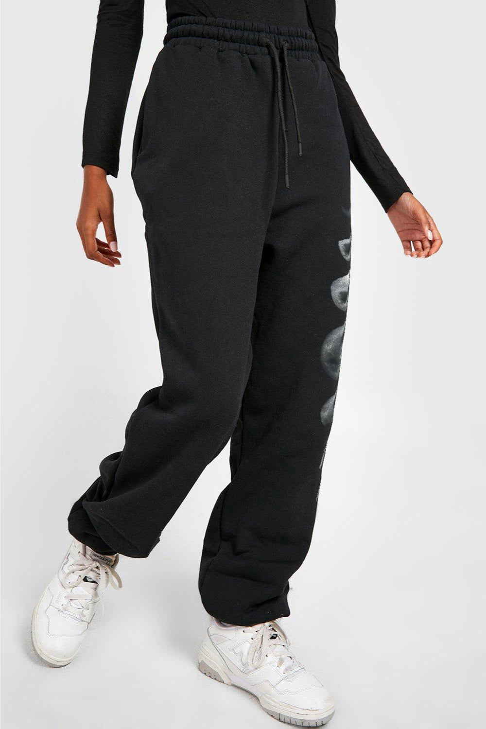 Full Size Lunar Phase Graphic Sweatpants