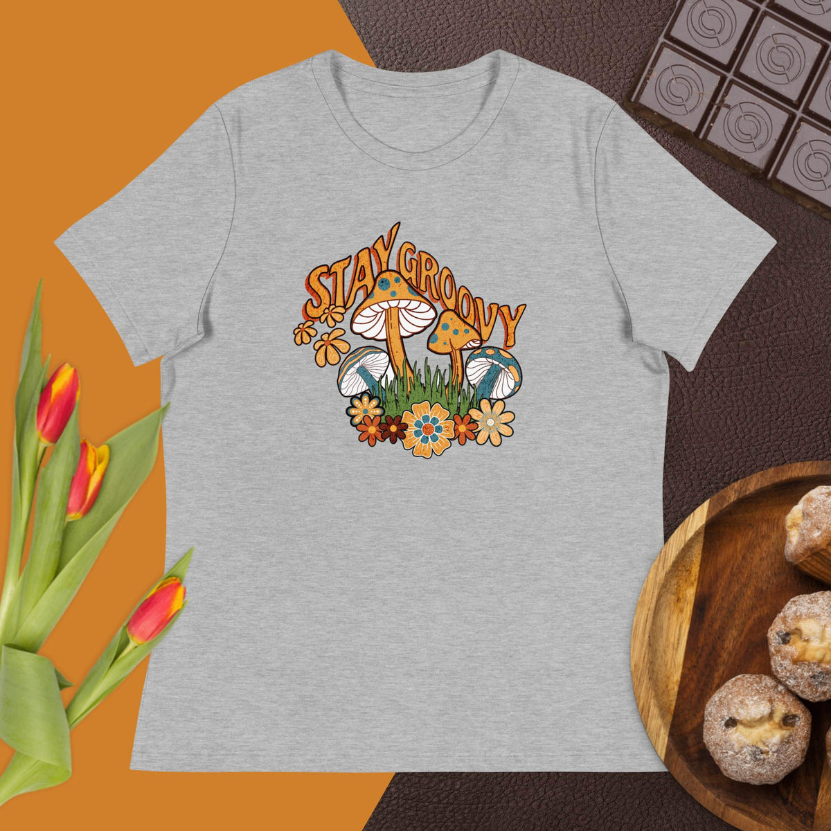 Stay Groovy Mushroom T-Shirts