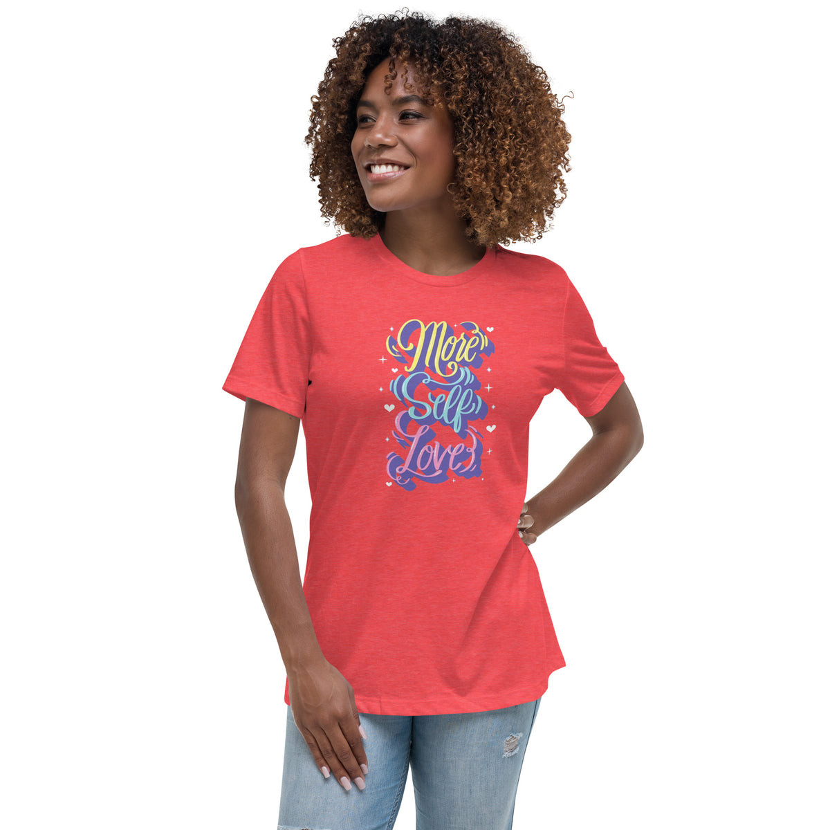 Self-love Lettering With Hearts T-Shirts