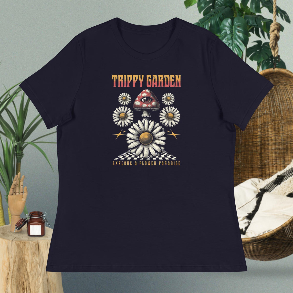 Trippy Garden Mushroom T-Shirts