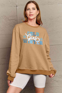 Full Size COLD WINTER Graphic Long Sleeve Sweatshirt