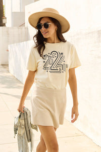 Simply Love Full Size 2024 Round Neck Short Sleeve T-Shirt