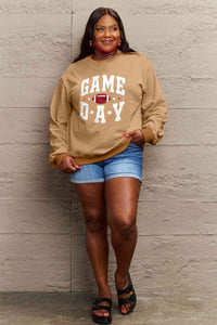 Full Size GAME DAY Graphic Sweatshirt